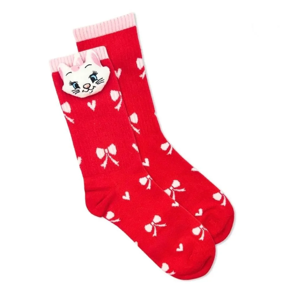 Women’s Hello Kitty & Aristocats Mid-Crew Socks 3-Pair Size 4-10